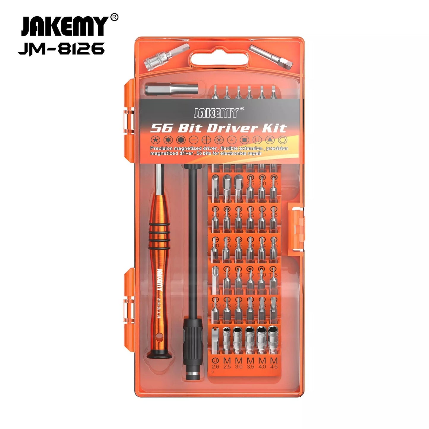 JAKEMY JM - 8126 Werkzeugsatz (58 in 1) - Handyschmiede - saar