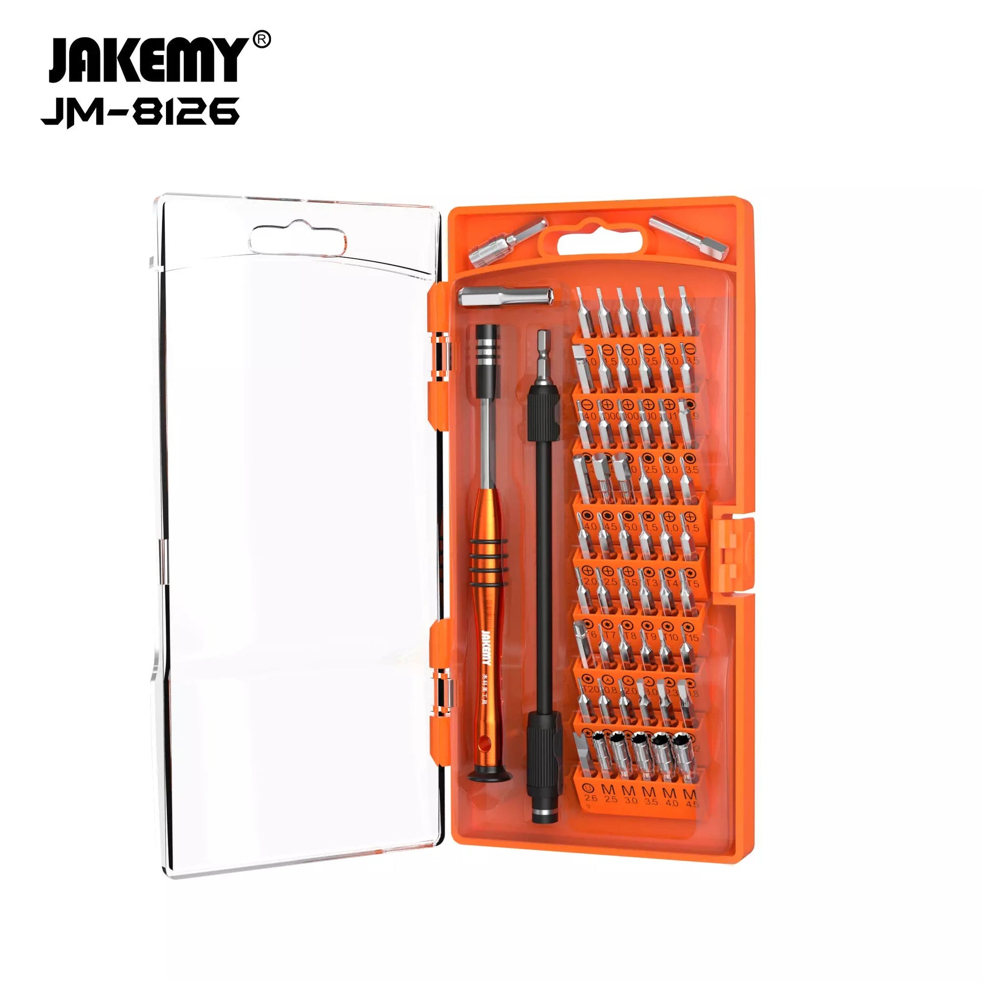 JAKEMY JM - 8126 Werkzeugsatz (58 in 1) - Handyschmiede - saar