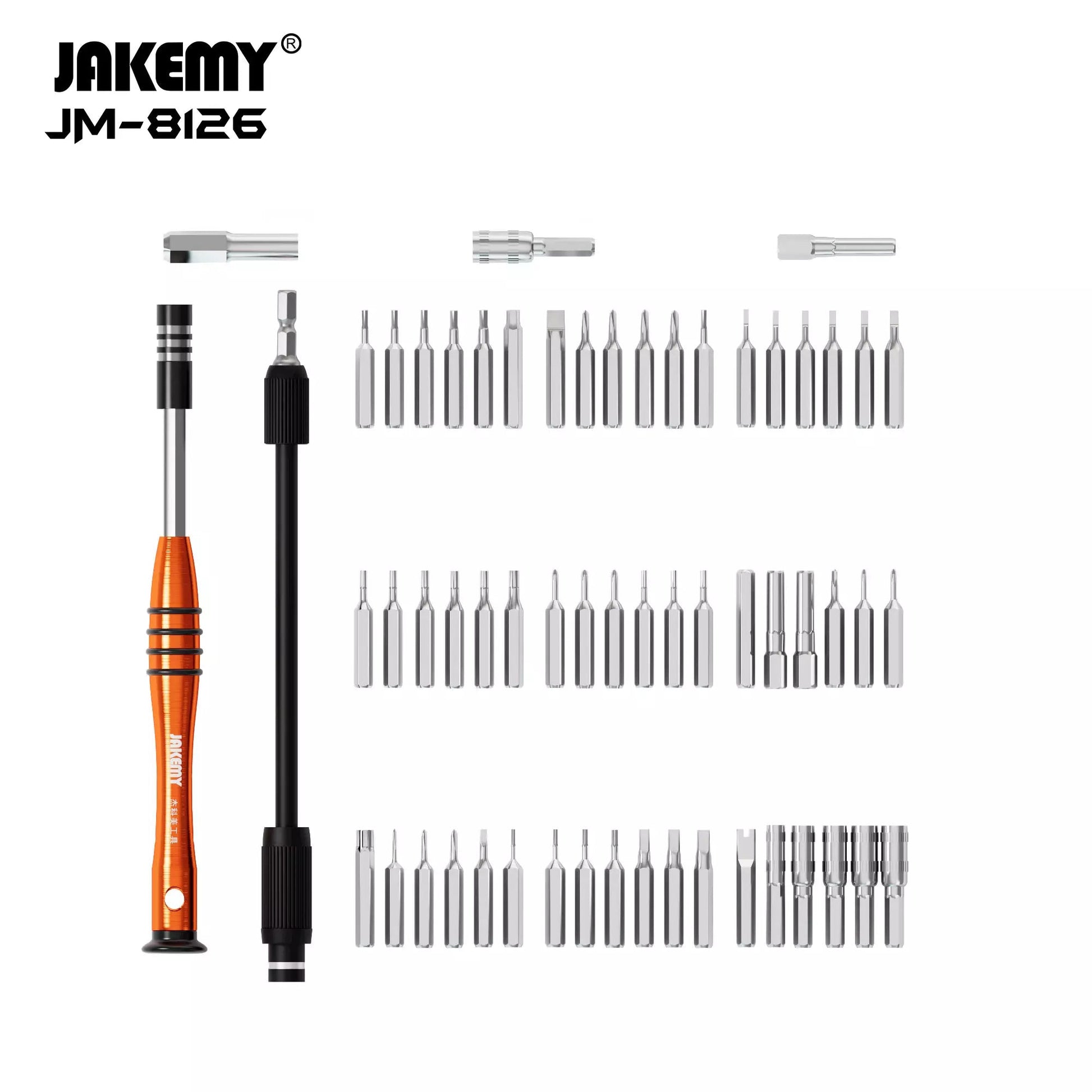 JAKEMY JM - 8126 Werkzeugsatz (58 in 1) - Handyschmiede - saar