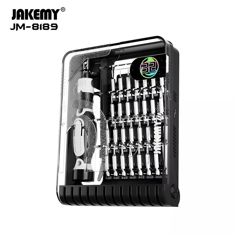 JAKEMY JM - 8189A 32 - in - 1 - Schraubendreher - Set mit Präzisionspinzette - Handyschmiede - saar