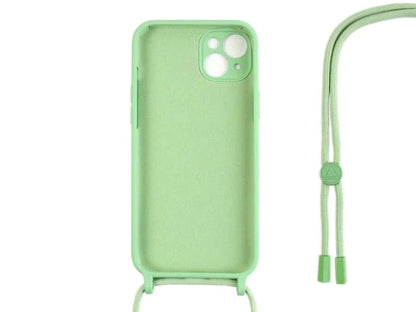 iPhone 13 mini Hülle zum Umhängen Matcha - Handyschmiede-saar
