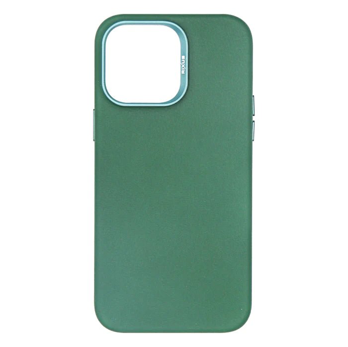 Rixus Classic 02 Case mit MagSafe für iPhone 12,12 Pro Grün - Handyschmiede-saar
