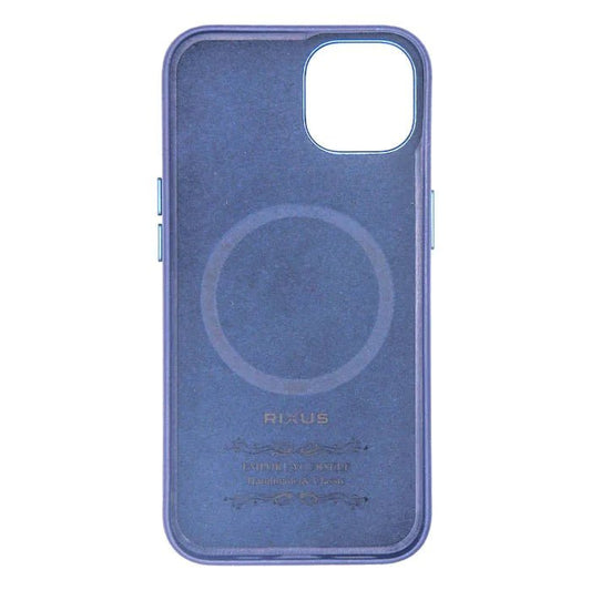 Rixus Classic 02 Case mit MagSafe für iPhone 13 mini Blue - Handyschmiede-saar